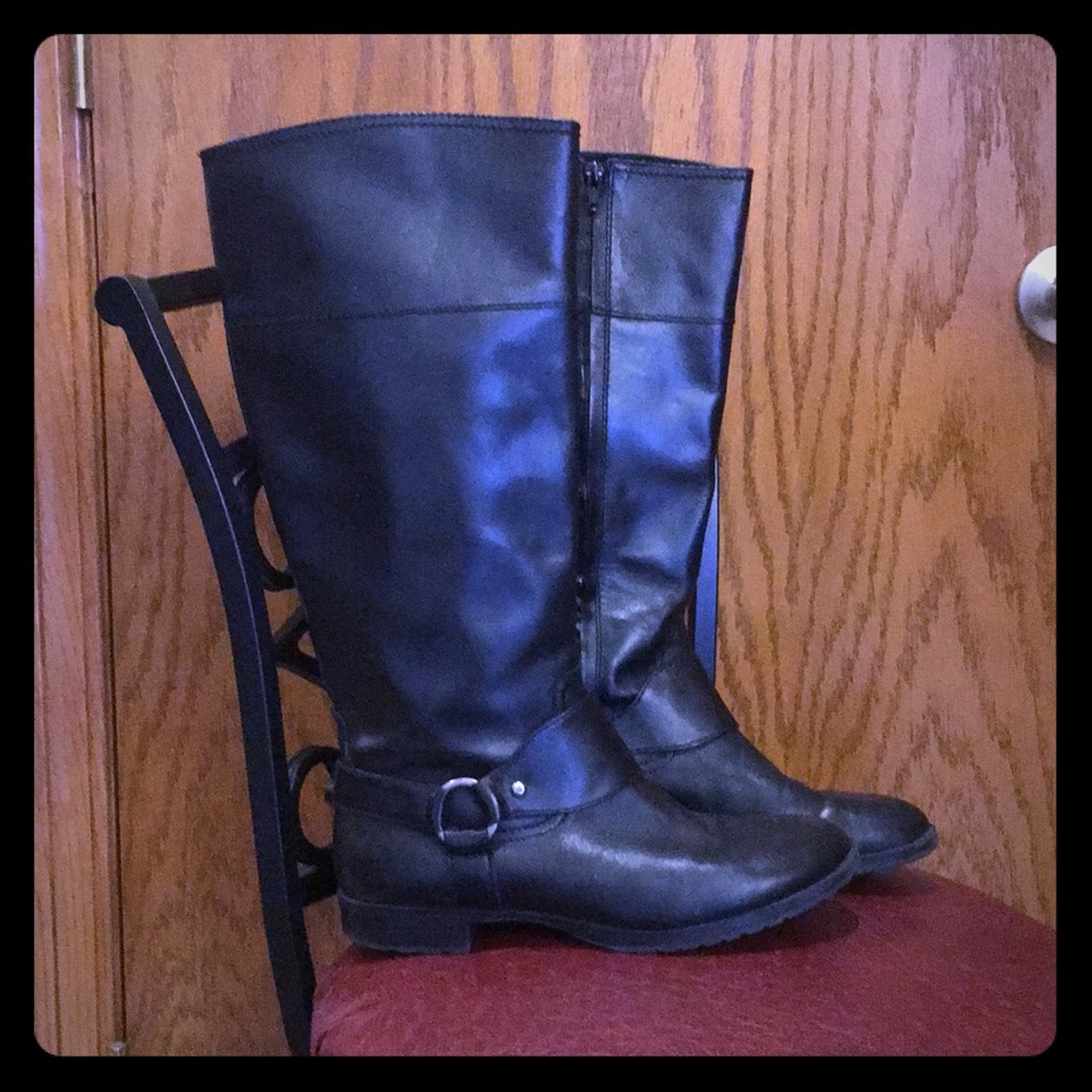 Ralph Lauren Leather Boots 8